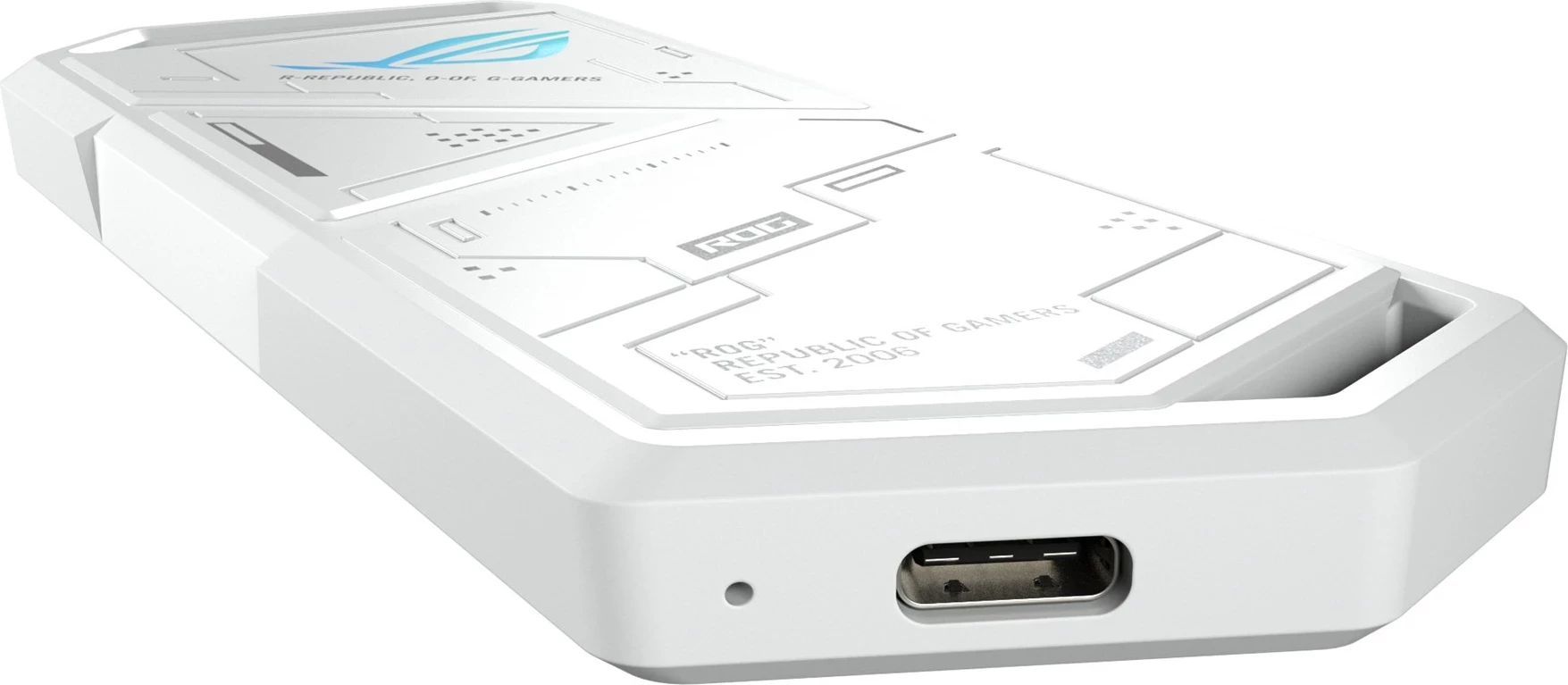 Ohišje za SSD ASUS ROG Strix Arion White Edition, belo
