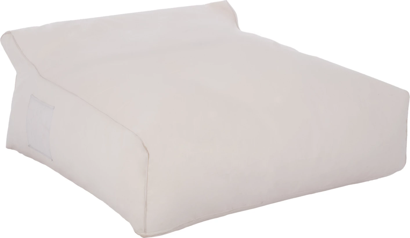 Yamin dvosed pouf s tekstilenom 600gr/m2 2X1 bel FH5773.11 140x140x40-60 cm