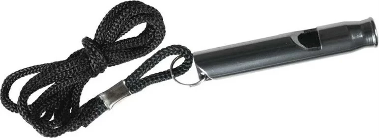 Piščalka za preživetje Helikon, aluminij, črna