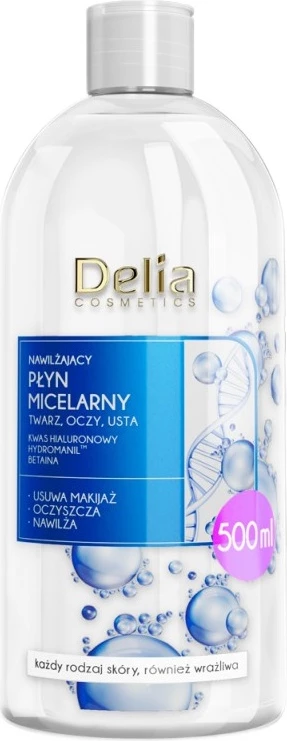 Vlažilna micelarna voda Delia Moisturizing, 500 ml