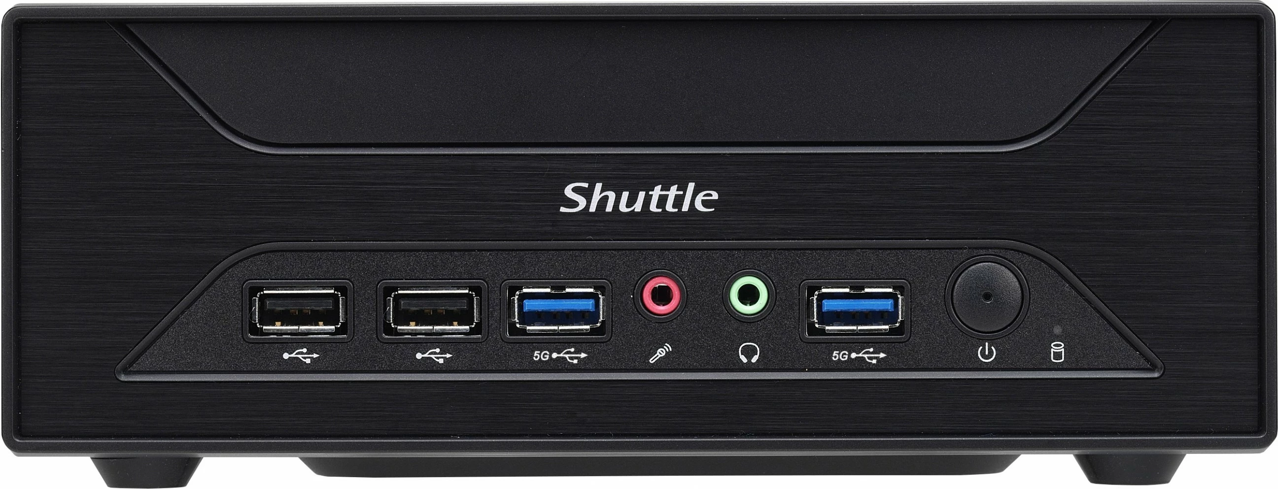 Kompakten barebone Shuttle XPC slim XH510G, Intel H510, PCIe, HDMI, DP, črn