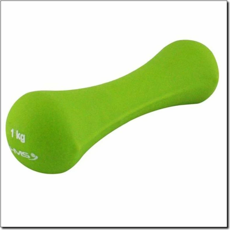 Utež iz litega železa, prevlečena z neoprenom HMS, 1 kg