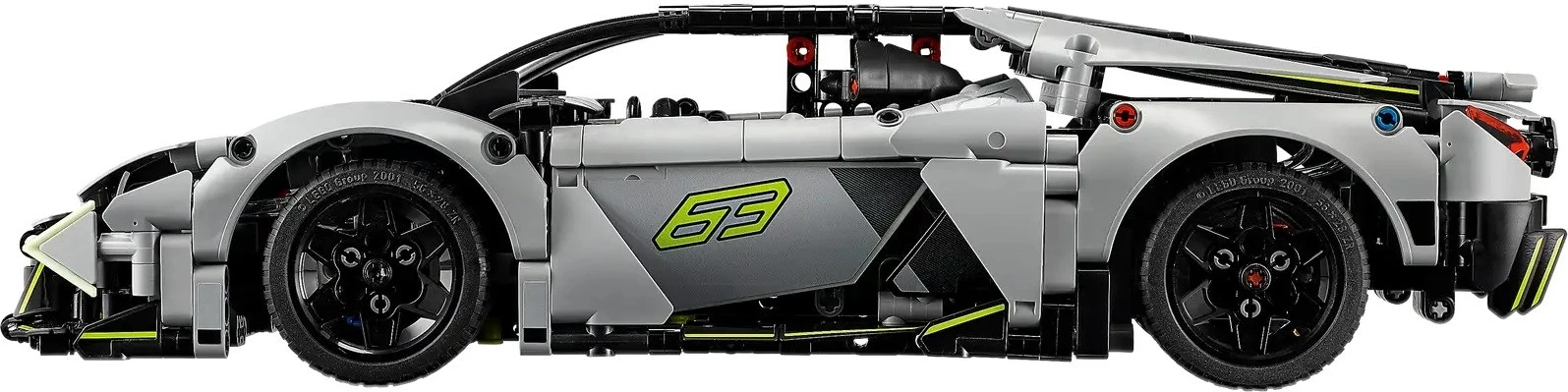 Model Lego Technic Lamborghini Revuelto 42214, 1135 kosov, siv