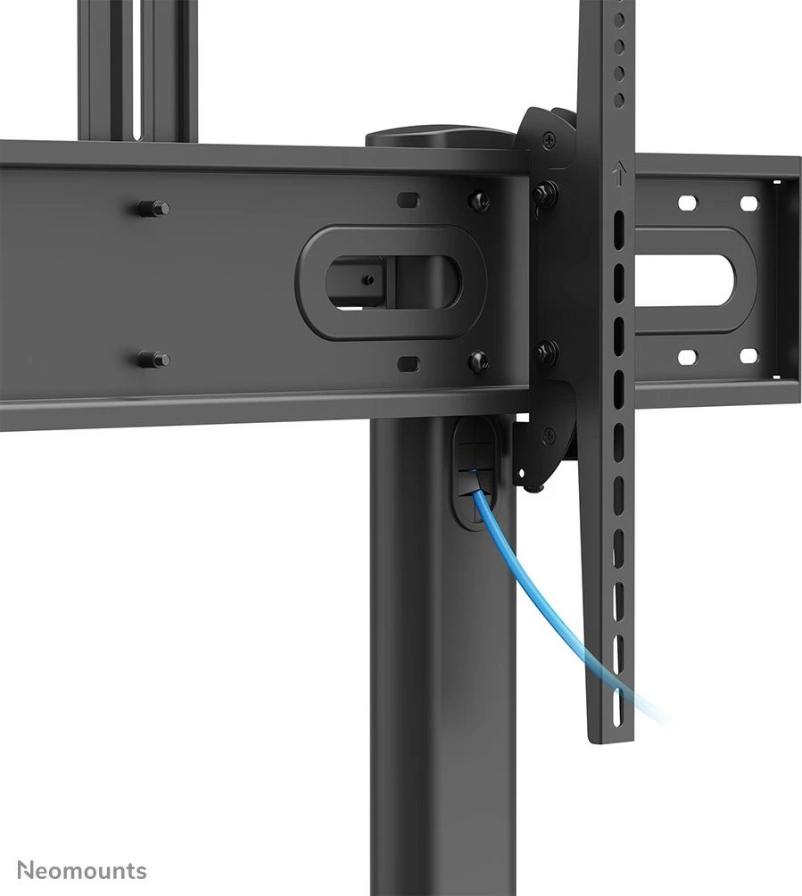 Voziček za TV Neomounts PLASMA-M1950E, za zaslone 60–100 palcev, nastavljiva višina, črn