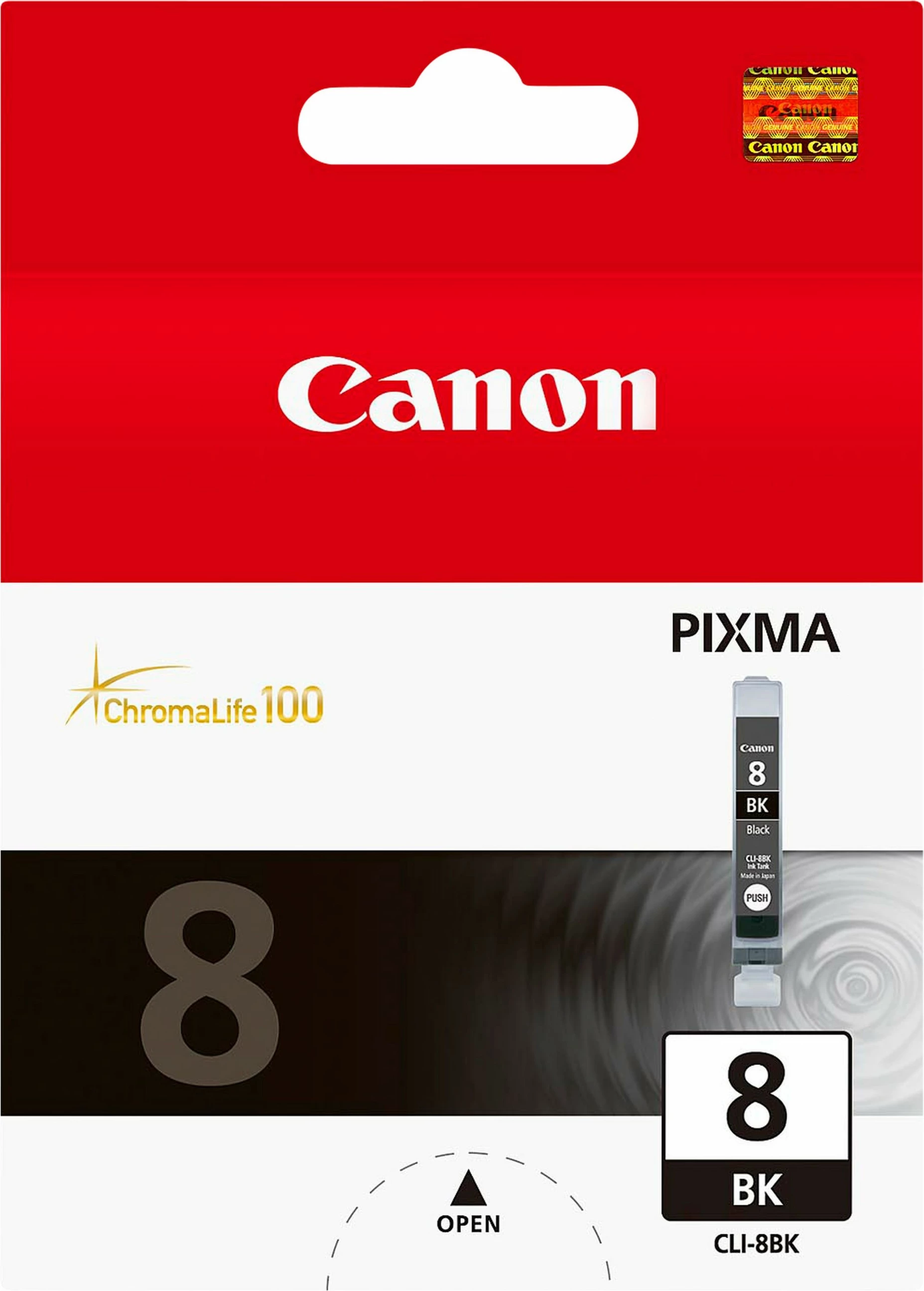 Toner pigment Canon CLI-8BK, 1 kos, črn