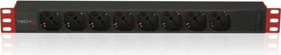 Shirit energije za kabinet Rack, Techly, črn