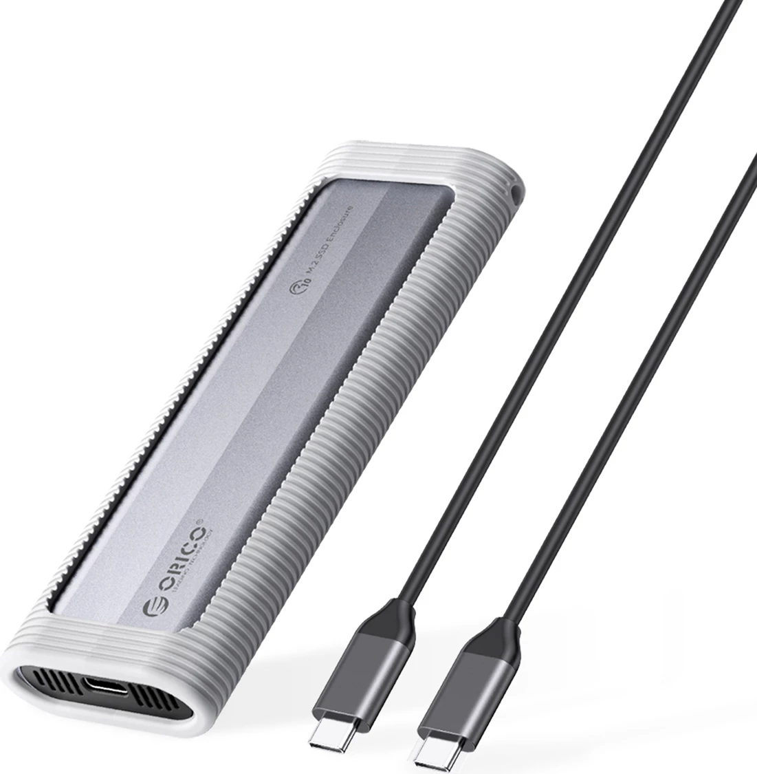 Ohišje za SSD M.2 (NVMe/NGFF) Orico AXM2S-G2, USB-C 10 Gb/s, siva