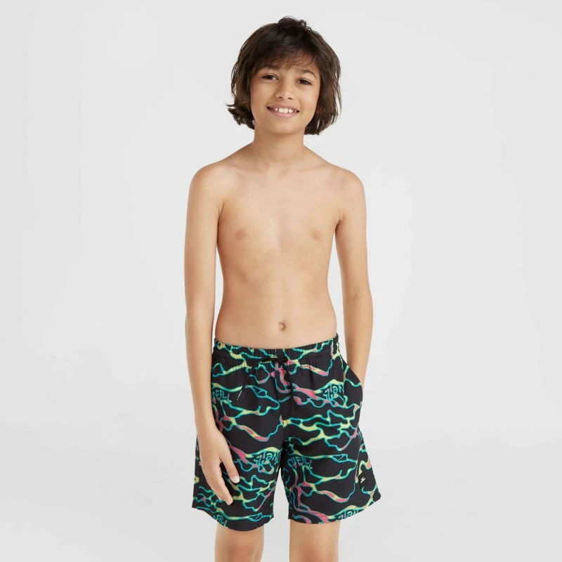 Plavalne hlače za otroke O'Neill, črne in barvite