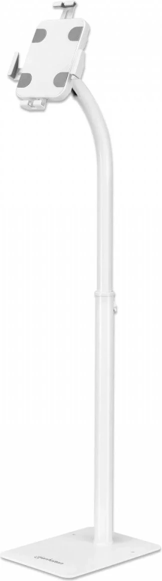 Stojalo za tla za tablico 7,9–11" Techly 406345, belo, z varnostnim ključem