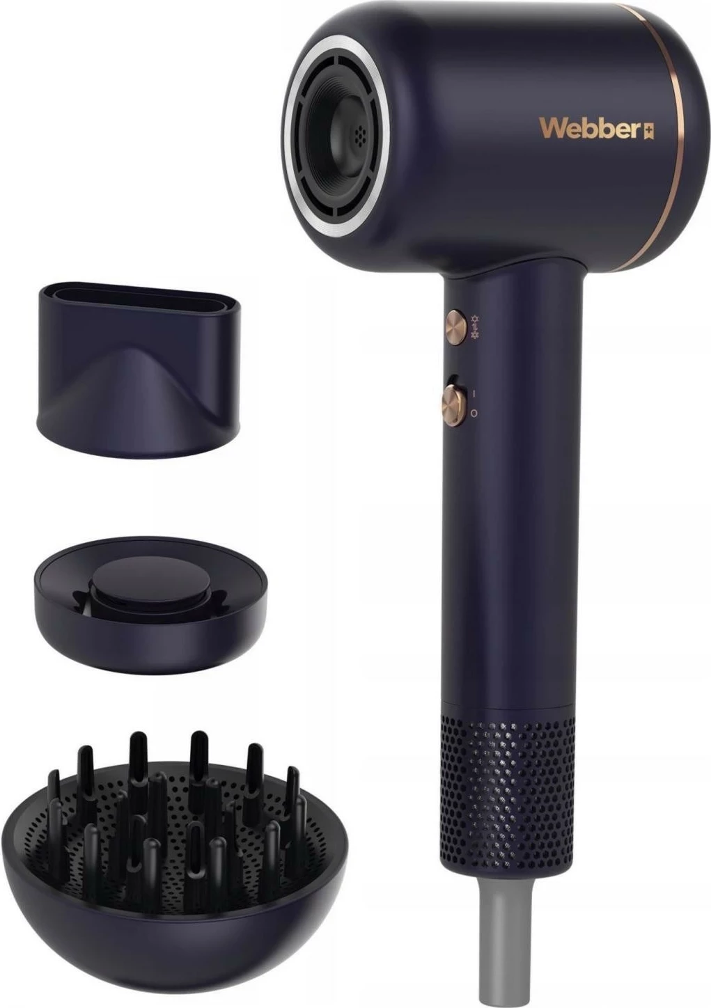 Sušilec za lase Webber Venta HD1698, 1600 W, granat