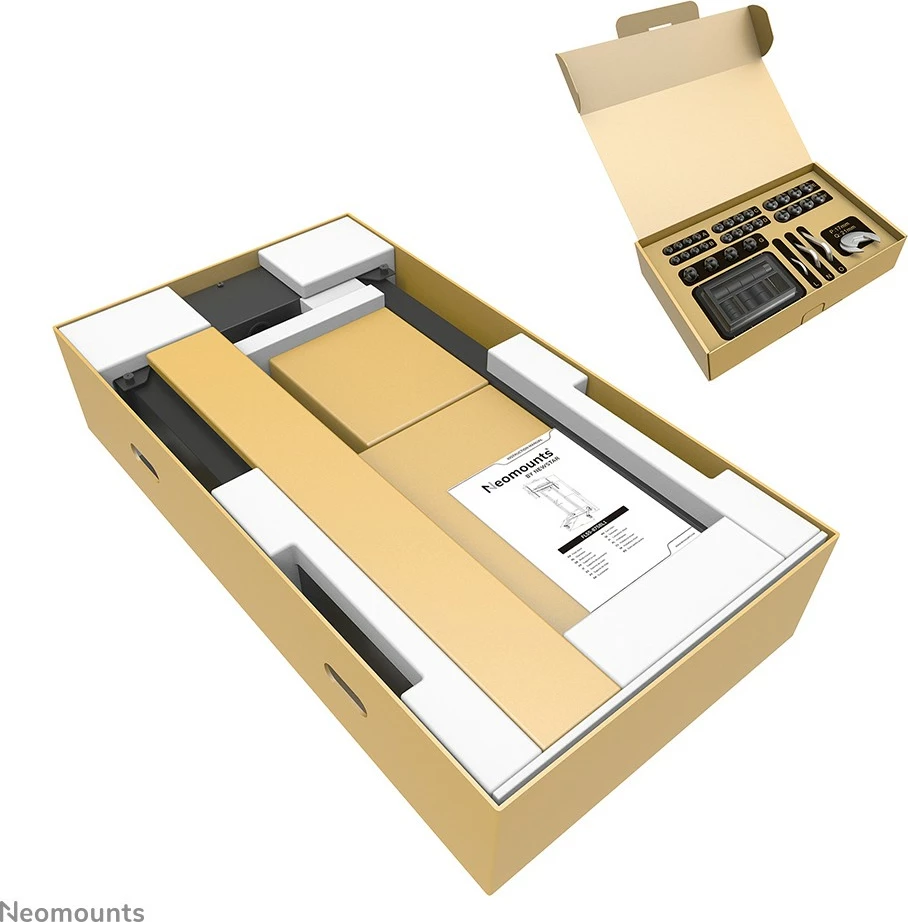 Motorni talni stojalo za zaslon Neomounts FL55-875BL1, 100", 110 kg, črno