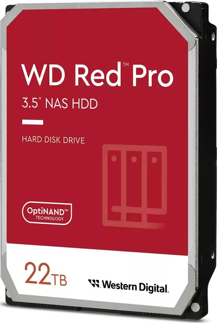 Trdi disk za NAS Western Digital Red Pro 22 TB 7200 RPM 512 MB 3,5" SATA III