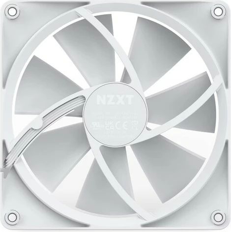 Ventilator 140 mm z RGB osvetlitvijo, NZXT F140, bel