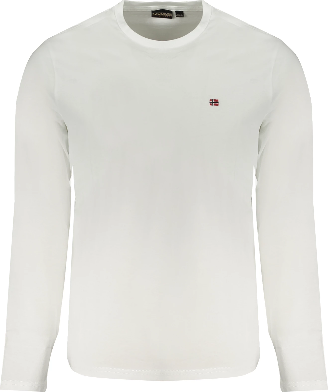 Majica z dolgimi rokavi NAPAPIJRI moška, bela