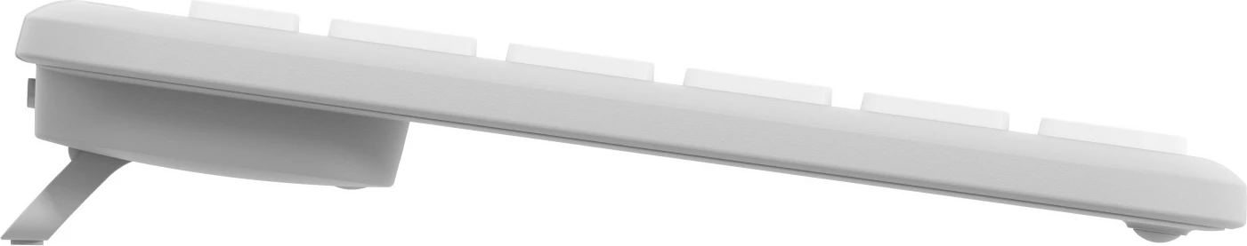 Tipkovnica polne velikosti, brezžična (RF + Bluetooth), QWERTZ, bela Logitech 920-012452