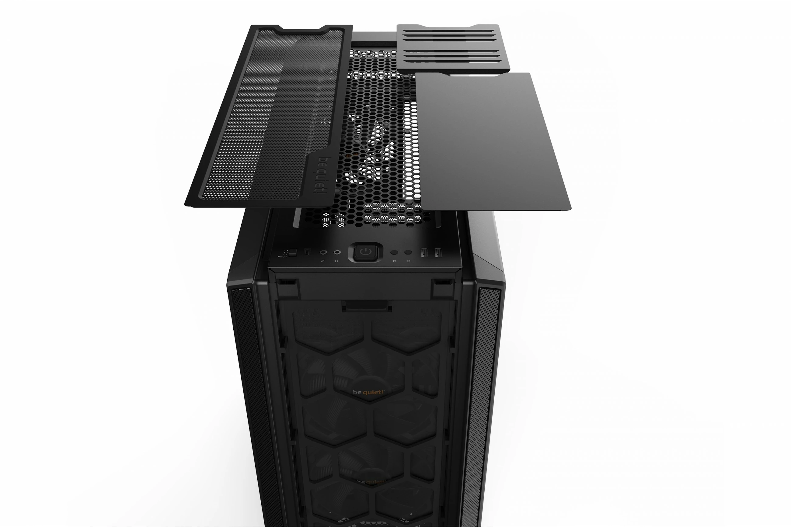 Midi Tower ohišje Silent Base 802 Be Quiet!, PC, črno