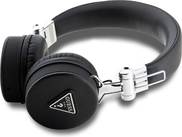 Bluetooth on-ear slušalke, klasično okrogle, črne Guess GUBH70PGTSPSK