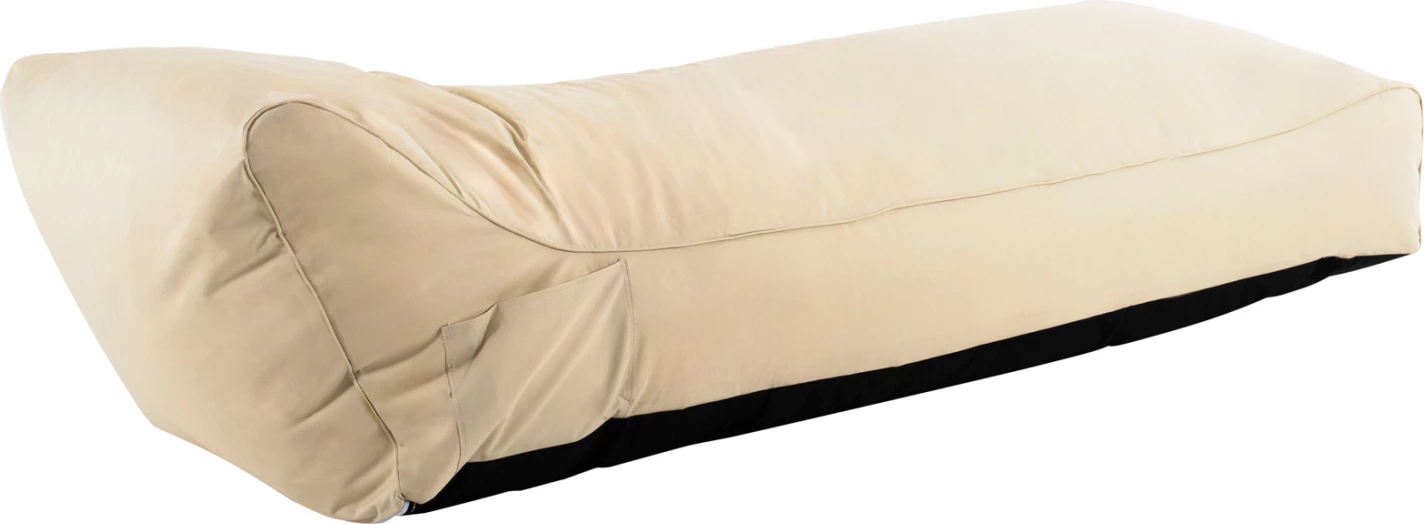 Profesionalni pouf z UV zaščito v bež barvi 210x80x45-60H cm