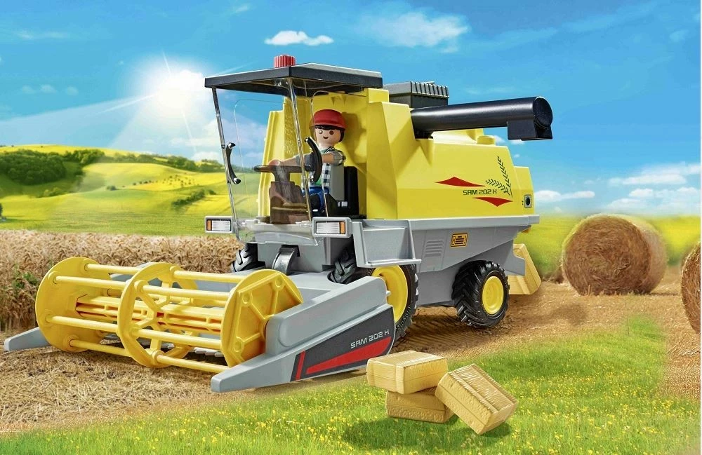 Kombajn drži Playmobil Country 71267, z dodatki, plastika, večbarven