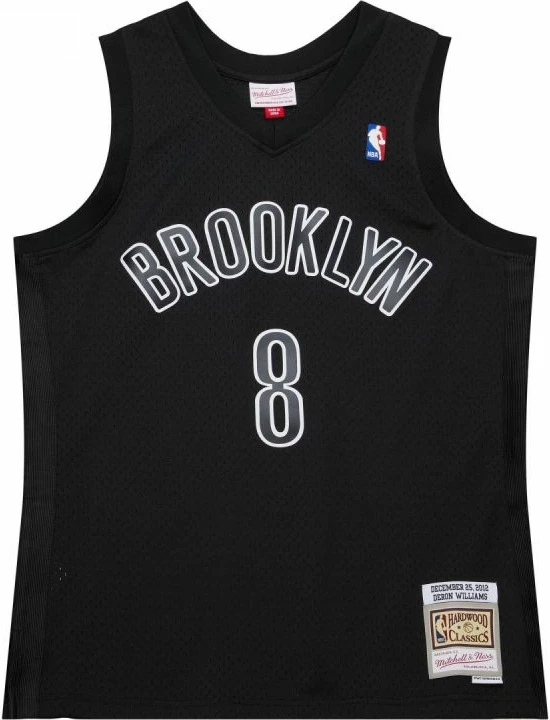 Majica za moške NBA Swingman Brooklyn Nets Deron Williams Mitchell & Ness, črna