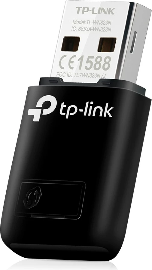 Brezžični USB adapter TP-Link TL-WN823N, mini, črn