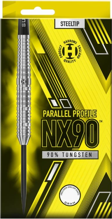 Darts puščice, Harrows NX-90, unisex, rumeno/sive
