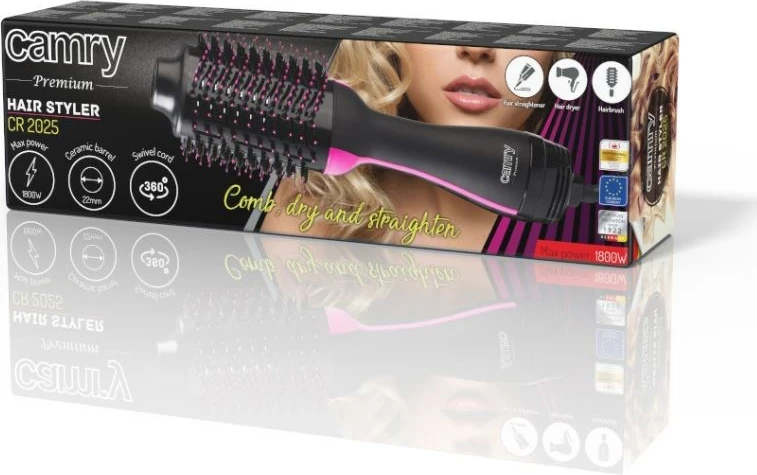 Stilna krtača Camry CR 2025, črna