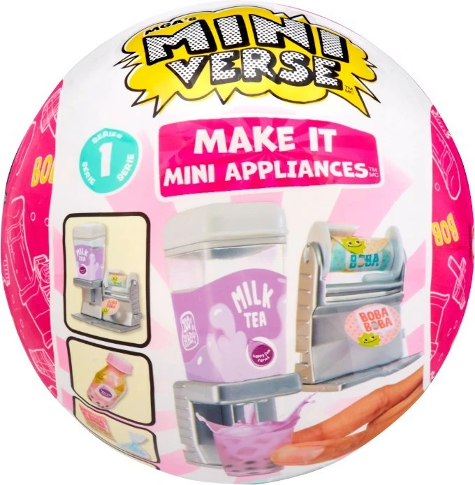 Miniaturni set gospodinjskih aparatov Make It Mini Appliances MGA Miniiverse, 8 kosov, večbarven