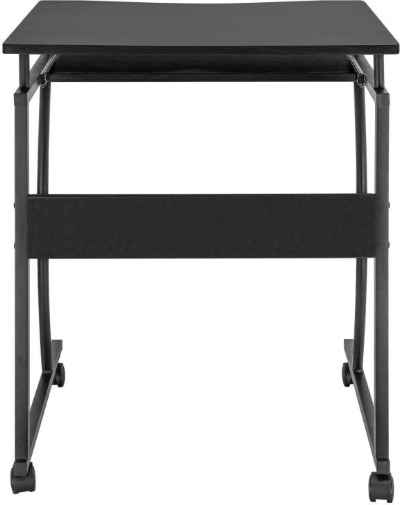Računalniška miza 60x48 cm s izvlečnim predalom za tipkovnico Techly ICA-TB 131B, črna