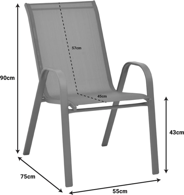 Komplet mize in stolov za teraso, bela, 70x70x70 cm