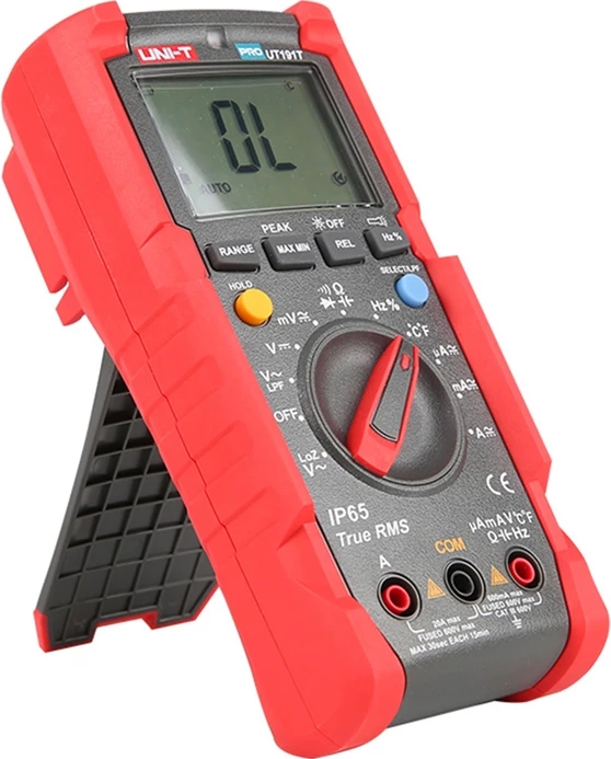 Profesionalni digitalni multimeter, UNI-T UT191T, True RMS 6000 števk, 600 V 20 A, IP65, merjenje temperature