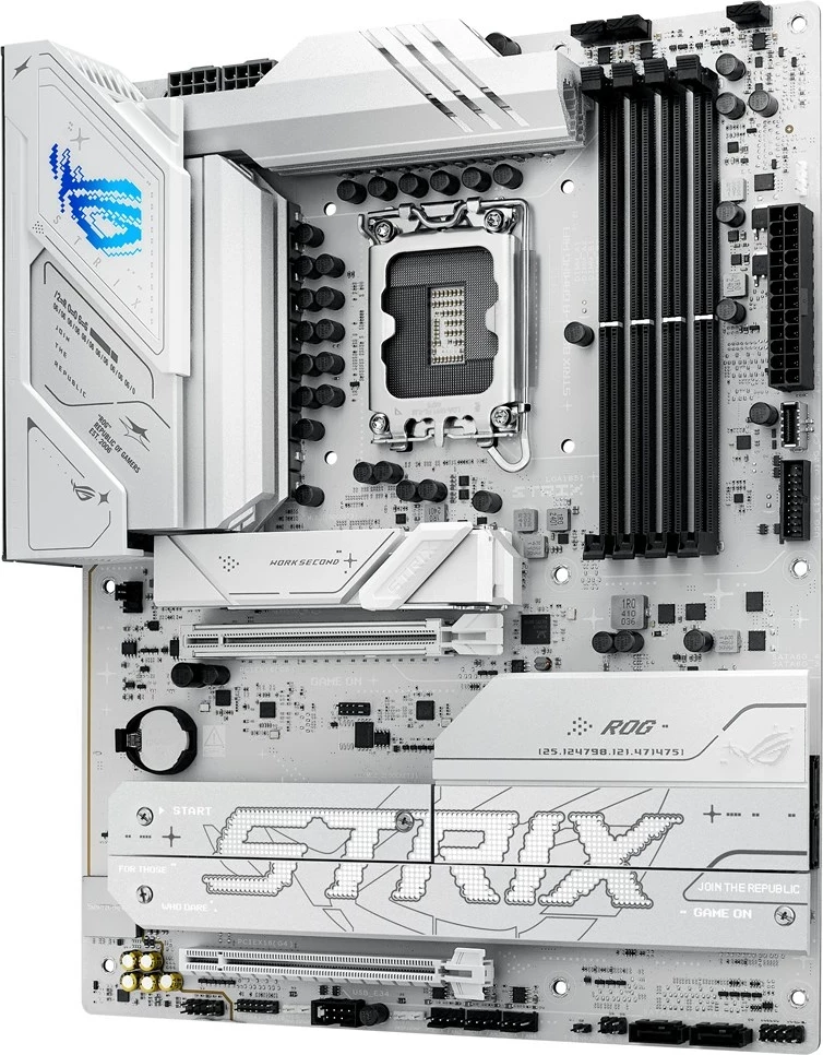 Matična plošča ASUS ROG STRIX B860-A GAMING WIFI, ATX, bela
