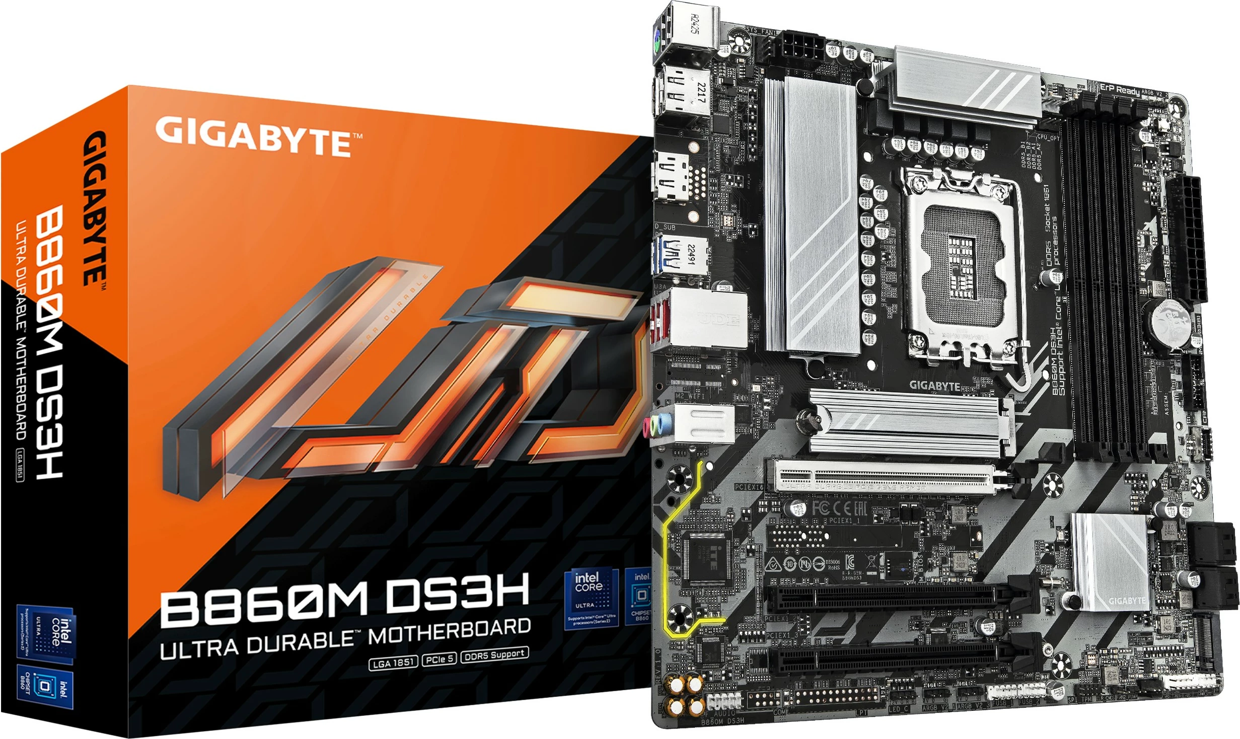 Matična plošča Gigabyte B860M DS3H, LGA1851