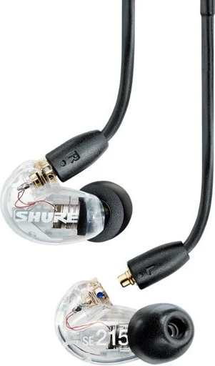 In-ear slušalke AONIC 215, kabel 3,5 mm, prozorne - Shure