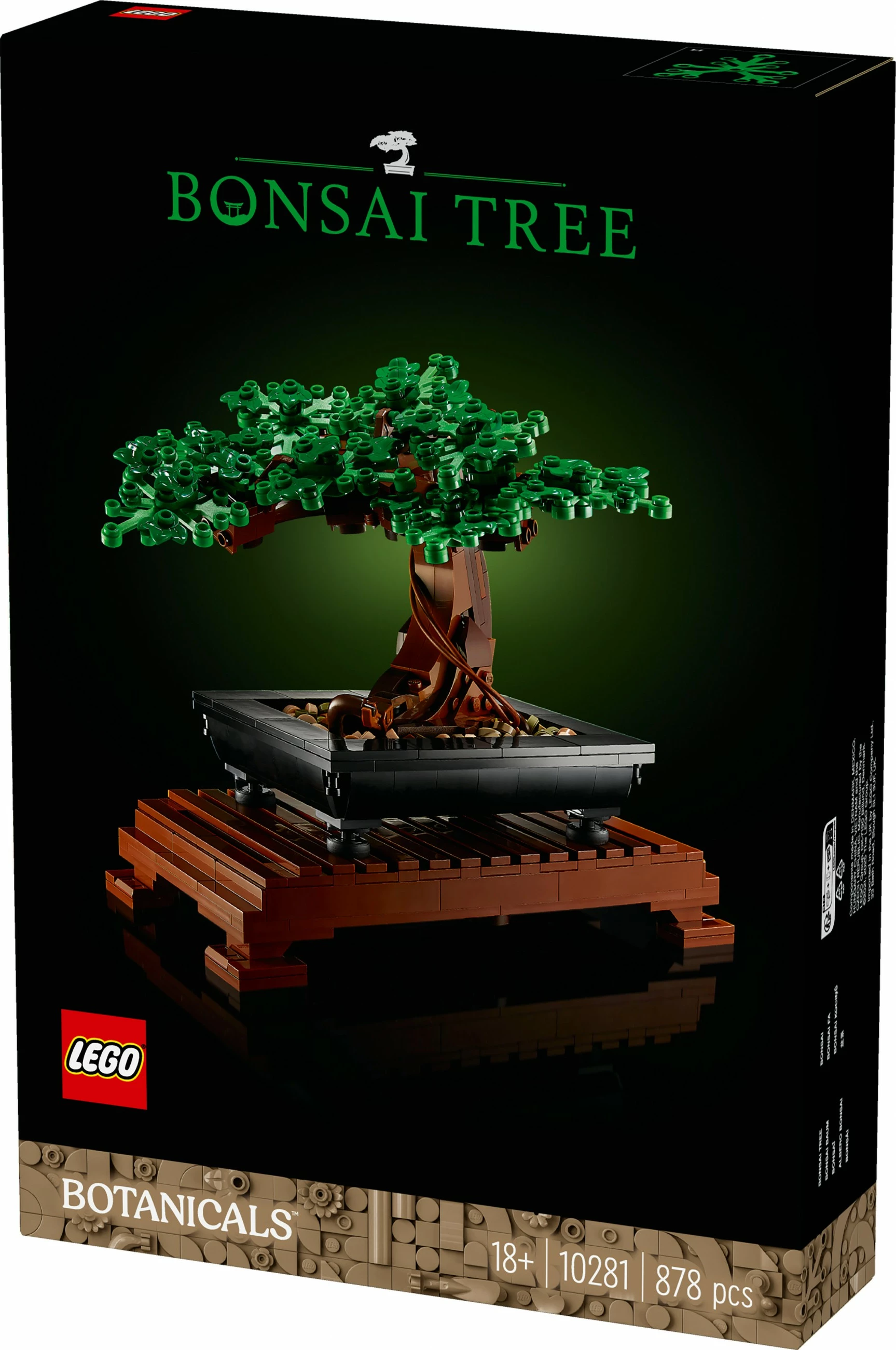 Set za izdelavo bonsaja LEGO Creator Expert, 878 kosov, plastika, večbarven