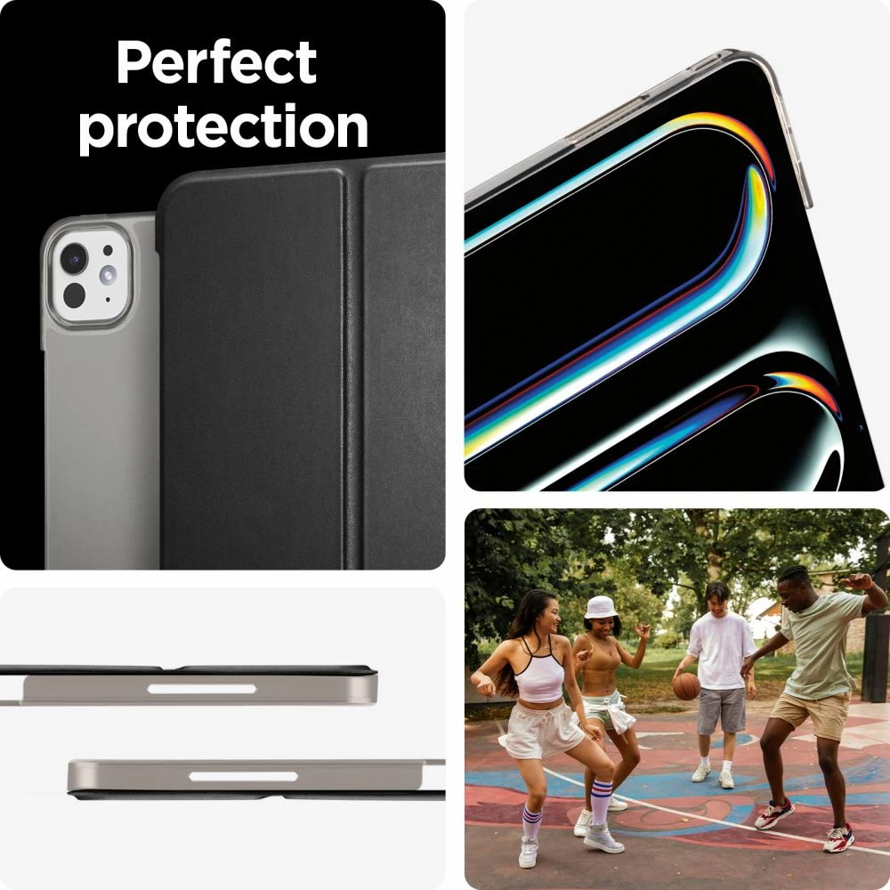 Ovitek za iPad Pro 11" (2024), črn, Spigen Smart Fold