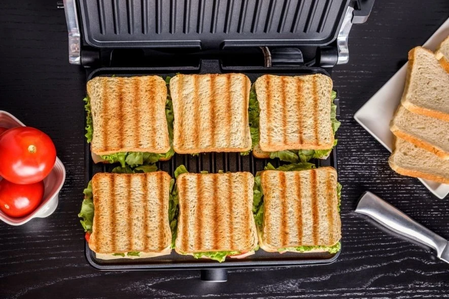 Gril namizni, Eldom, srebrn