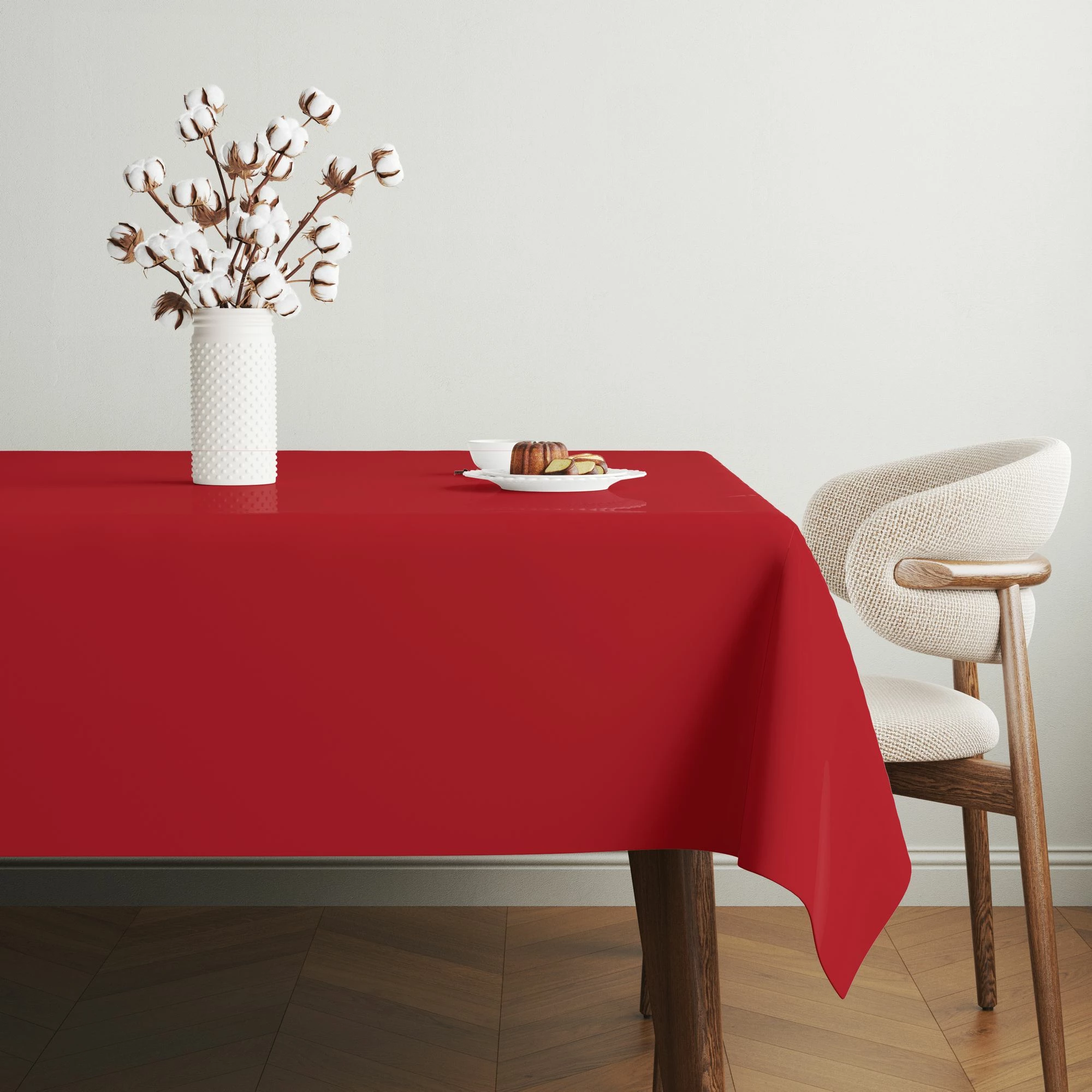 Namizni prt Hermia Gravellame1, 140 x 140 cm