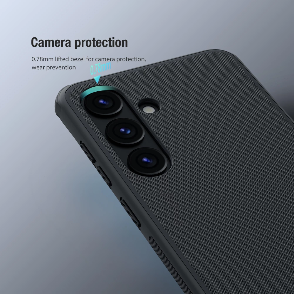 Zaščitni ovitek Super Frosted Shield Pro Nillkin za Samsung Galaxy S24, rdeč