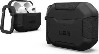 Zaščitni ovitek za AirPods 3 UAG Scout, TPU, črn