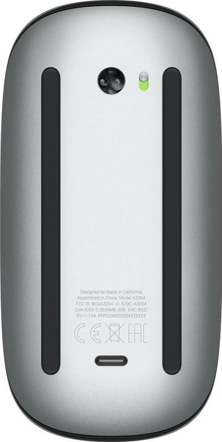 Brezžični miš Magic Mouse, Apple, USB-C, črna