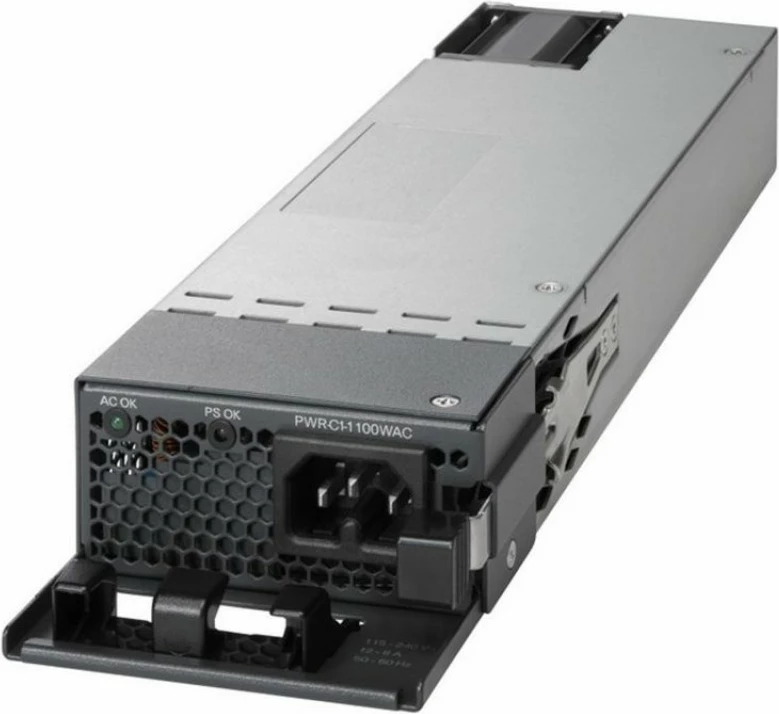 Furniznik z napajanjem 1100W za Cisco Catalyst 9300 PWR-C1-1100WAC-P, notranji, črno/siv