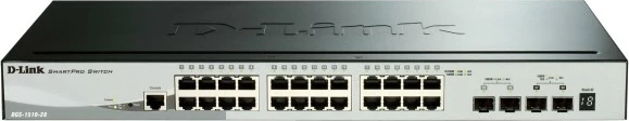 Profesionalni preklopnik D-Link DGS-1510-52XMP, 48 x Gigabit, 4 x SFP+, PoE+, črn