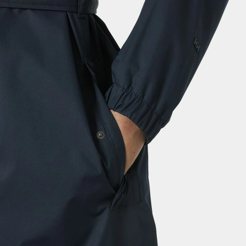 Klasičen plašč Helly Hansen HH Classics Trench Coat W 54376 597, moder