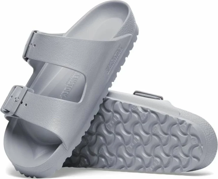 Natikače Arizona Birkenstock, ženske, sivo/srebrne