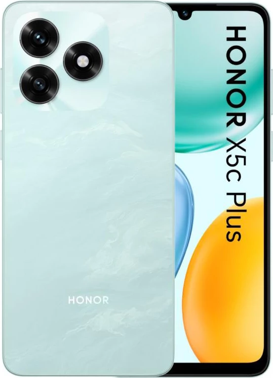 Pametni telefon Honor X5C Plus, 4 GB RAM, 256 GB, 6,7-palčni, Ocean Cyan