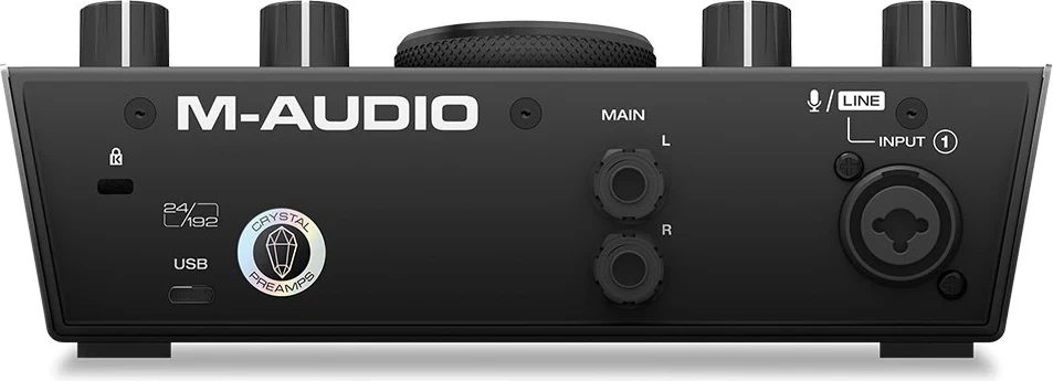 Profesionalni vmesnik za snemanje M-AUDIO AIR 192|4 Vocal Studio Pro, črn