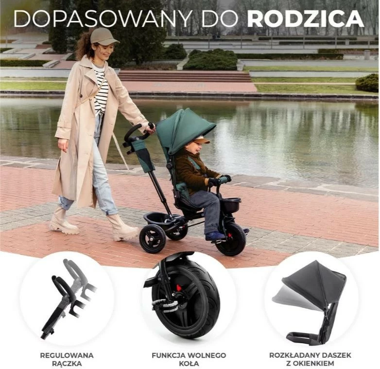 Trojno kolo za deklice Kinderkraft AVEO KRAVEO00PNK0000, roza