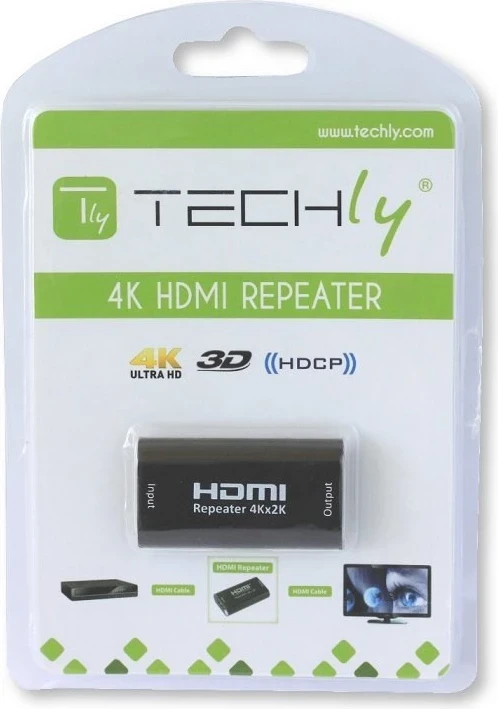 Zgostilec HDMI, Techly, črn