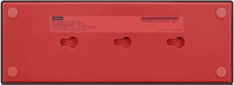 Replikator priključkov Lenovo 40B00300EU, črn/rdeč